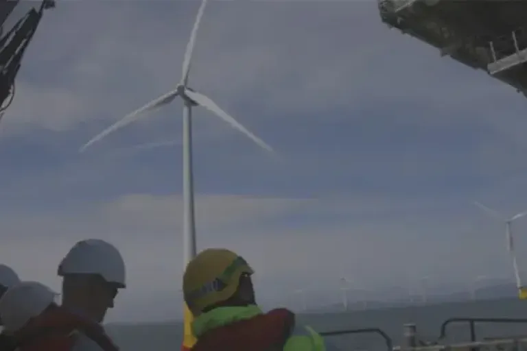 Visiting Robin Rigg Windfarm