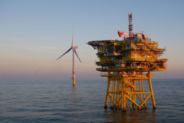 Substation off Scotland's coast