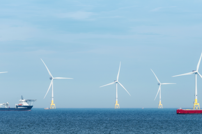 Wind farm in Aberdeen Bay