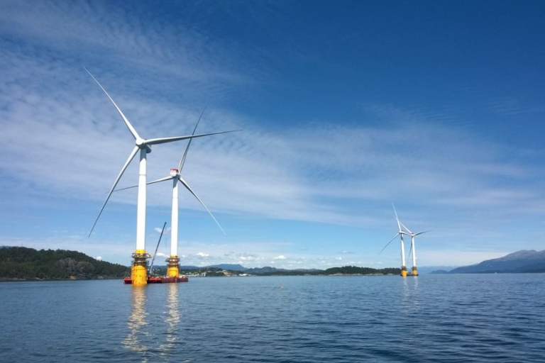 Floating wind turbines